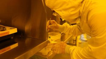 Participant experiencing semiconductor fabrication