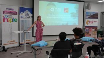 Director, CITRIS Policy Lab, Prof. Brandie Nonnecke presenting on Your Role in the Future of Responsible Technology