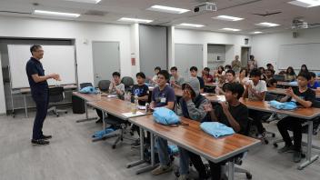 Lead PI of BE-STARSE, Prof. Zhi Ding inspiring the participants to pursue in the broad areas of Chips and Science Act