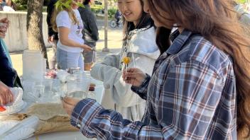 Students at Picnic Day at UC Davis