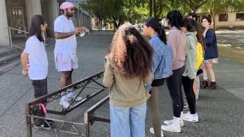 Students at Picnic Day at UC Davis