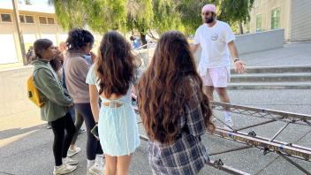 Students at Picnic Day at UC Davis