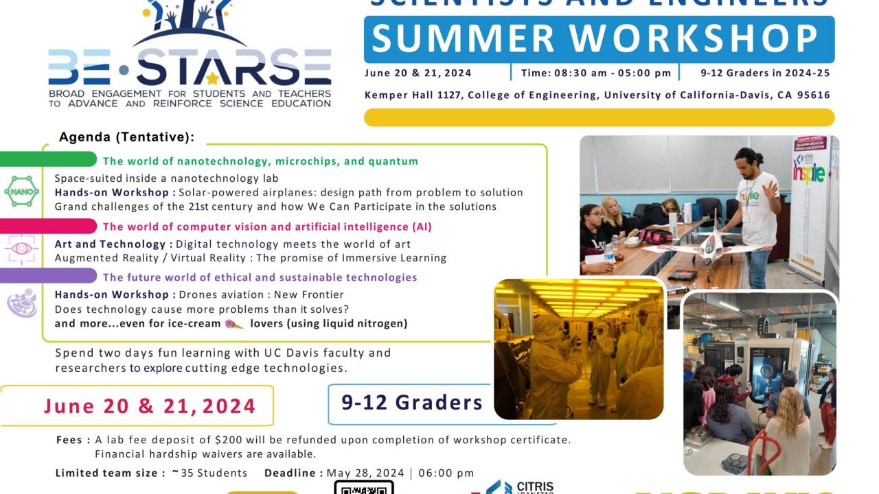 Summer Workshop 2024 Flyer